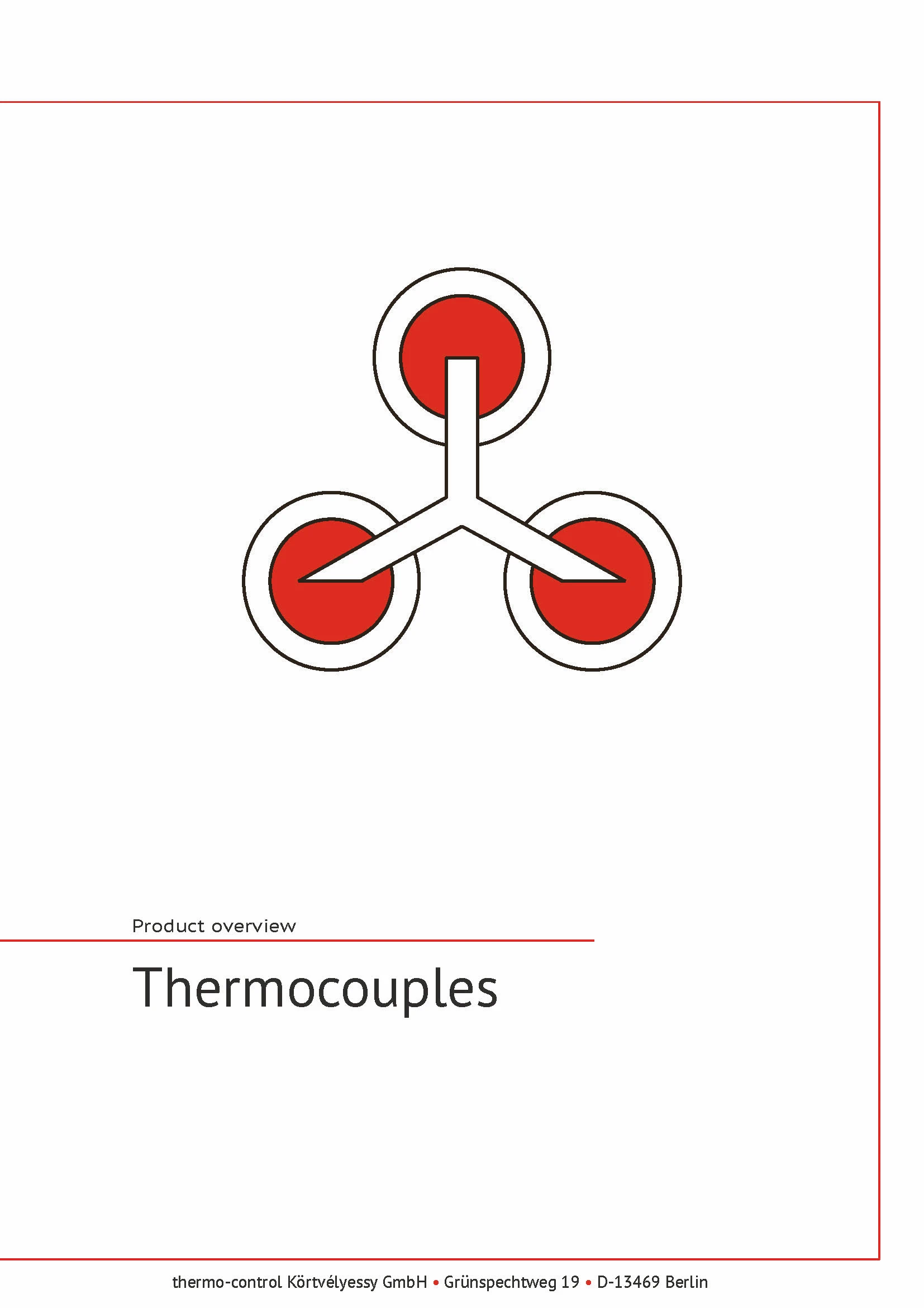 thermo-control Körtvélyessy - Catalog for thermocouples