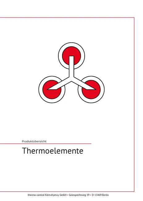 thermo-control Körtvélyessy - Thermocouples general catalog (de)