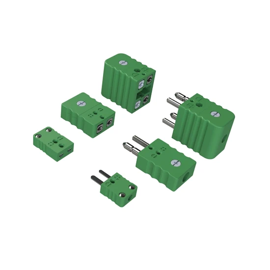 Thermocouple connectors according to DIN 50212