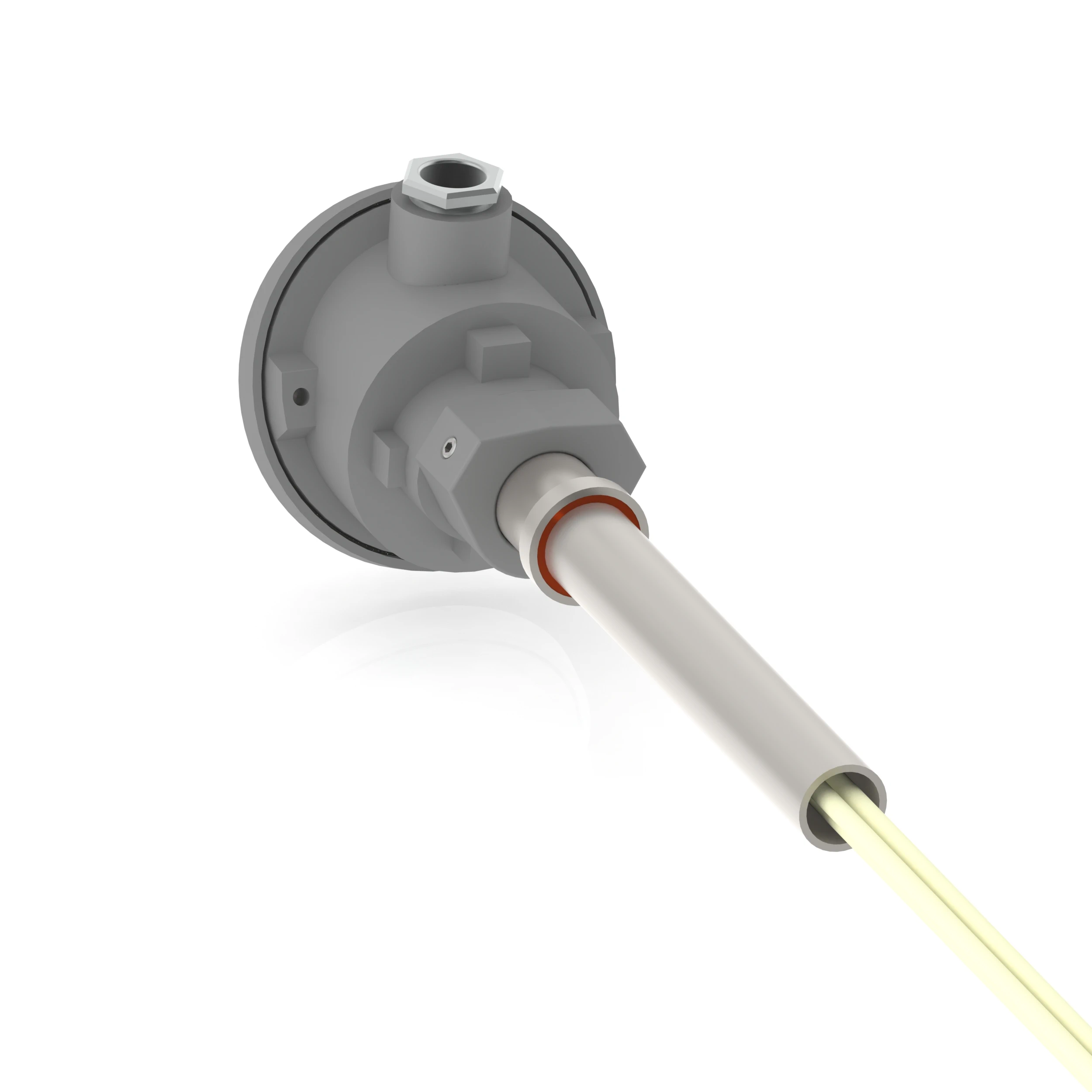 Vacuum thermocouple with mounting tubes cover image